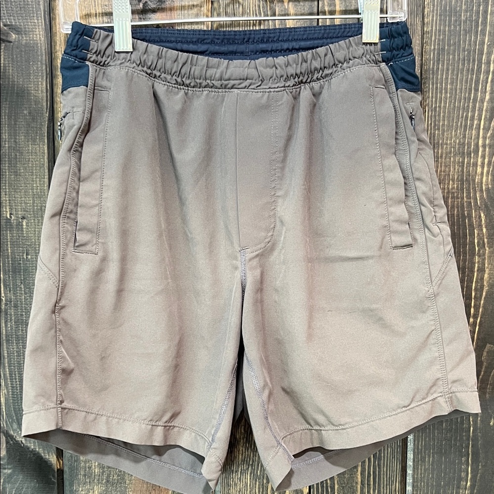 Birddogs For Your Boomstick Athletic Shorts M Grey‎ Navy Blue Activewear Pockets
